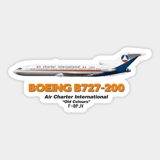 Boeing B727-200 - Air Charter International "Old Colours" Sticker